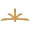 Ekena Millwork Davenport Rough Sawn Timber Gable Bracket, Western Red Cedar, 96"W x 40"H x 2"D x 6"F, 10/12 Pitch GBW096X40X0206DAV00RWR - alternate 1
